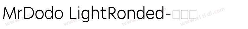 MrDodo LightRonded字体转换